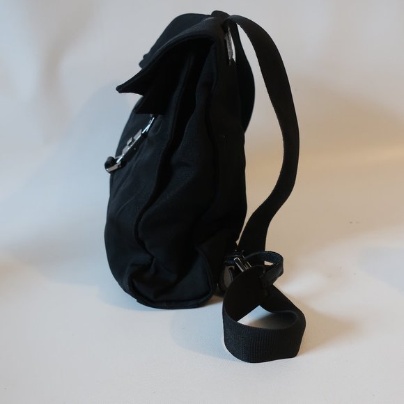 Womens Gucci Black 003-0236-3754 Mixed Media Backpack Bag * - Picture 7 of 16